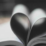 Book in the shape of a heart