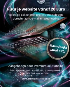 Huur je website vanaf 20 Euro