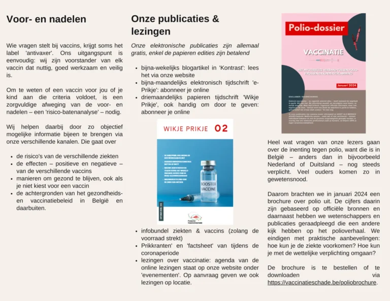 Folder-Vaccinatieschade